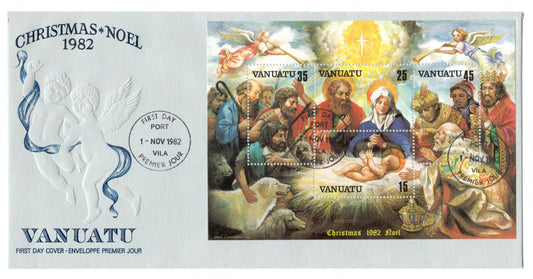 Vanuatu 1982 Christmas Noel First Day Cover FDC