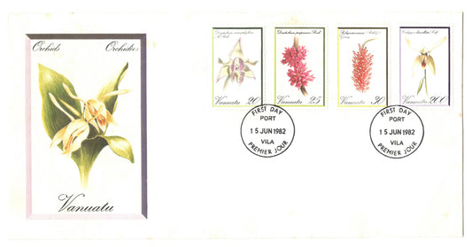Vanuatu 1982 Orchids First Day Cover FDC