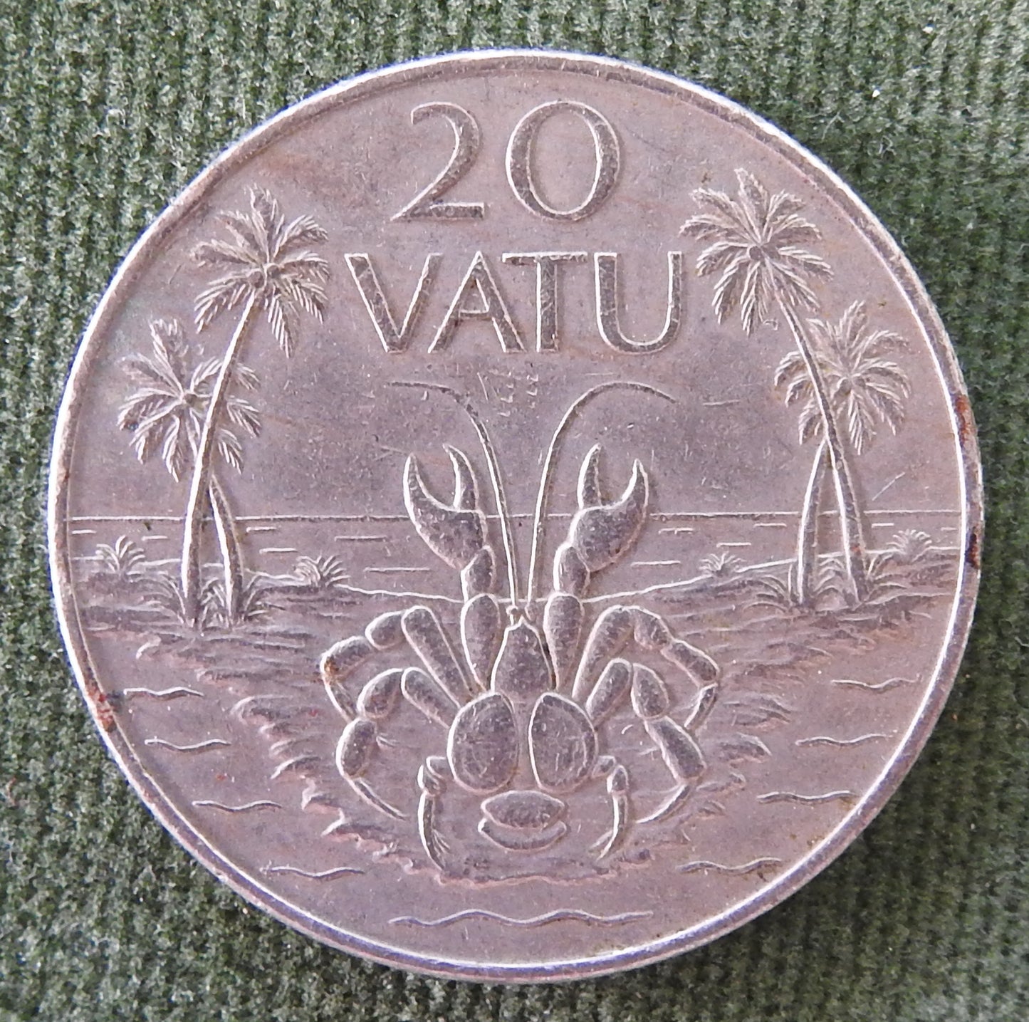 Vanuatu 1999 20 Vatu Coconut Crab Coin