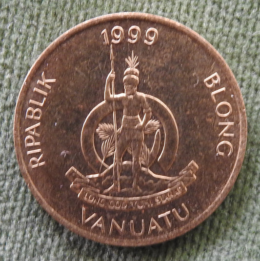 Vanuatu 1999 5 Vatu Triton Shell Coin