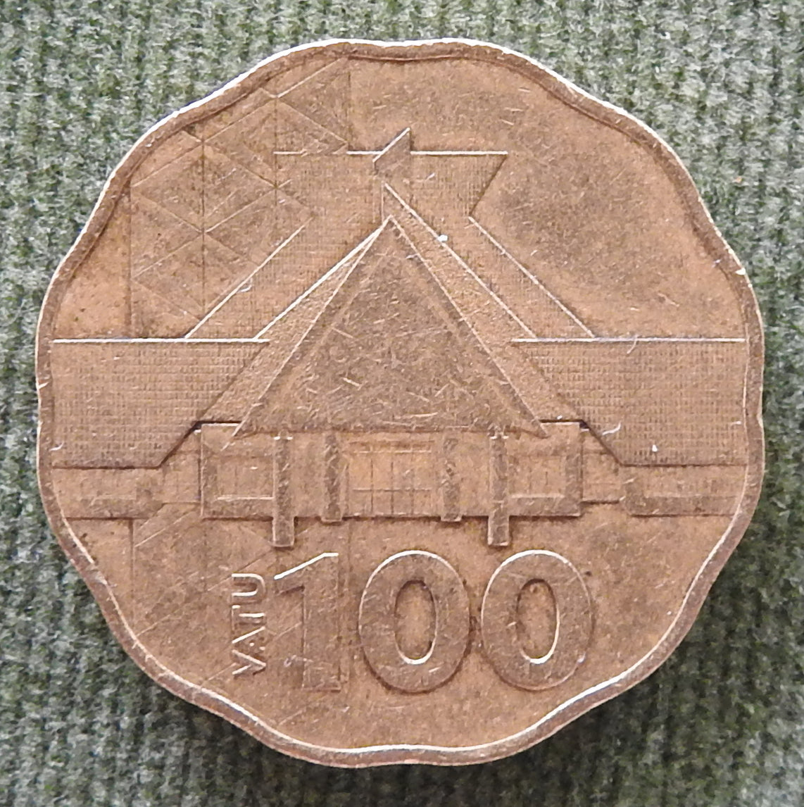 Vanuatu 2015 100 Vatu Melanesian Warrior Coin