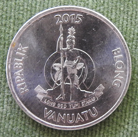 Vanuatu 2015 20 Vatu Melanesian Warrior Coin