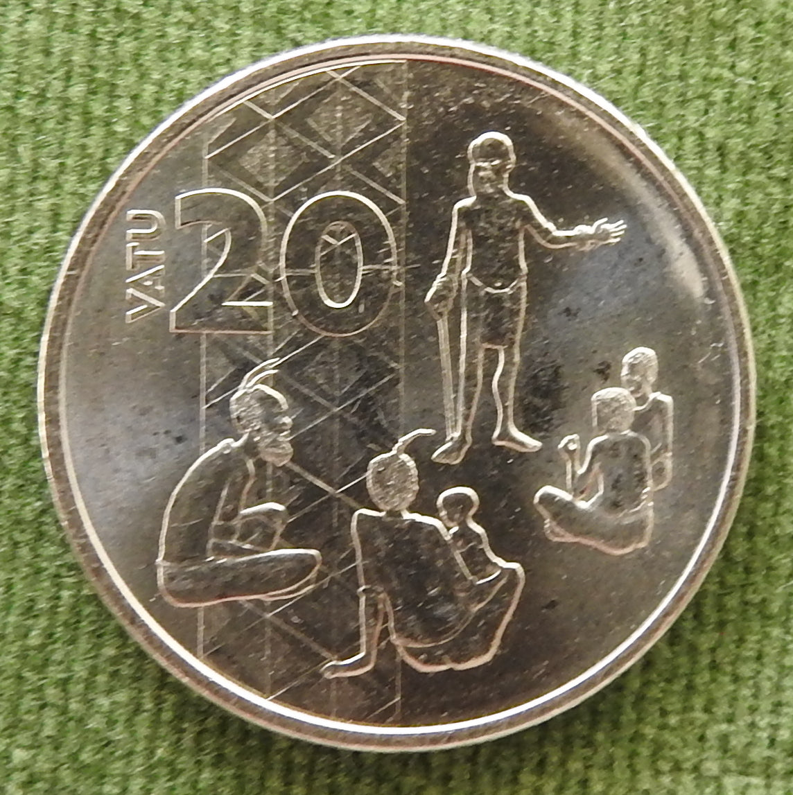 Vanuatu 2015 20 Vatu Melanesian Warrior Coin