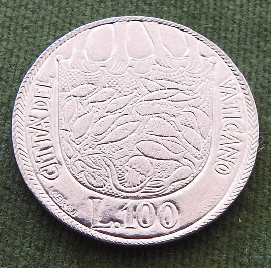 Vatican 1975 AI 100 Lira Paul VI Vatican Coin