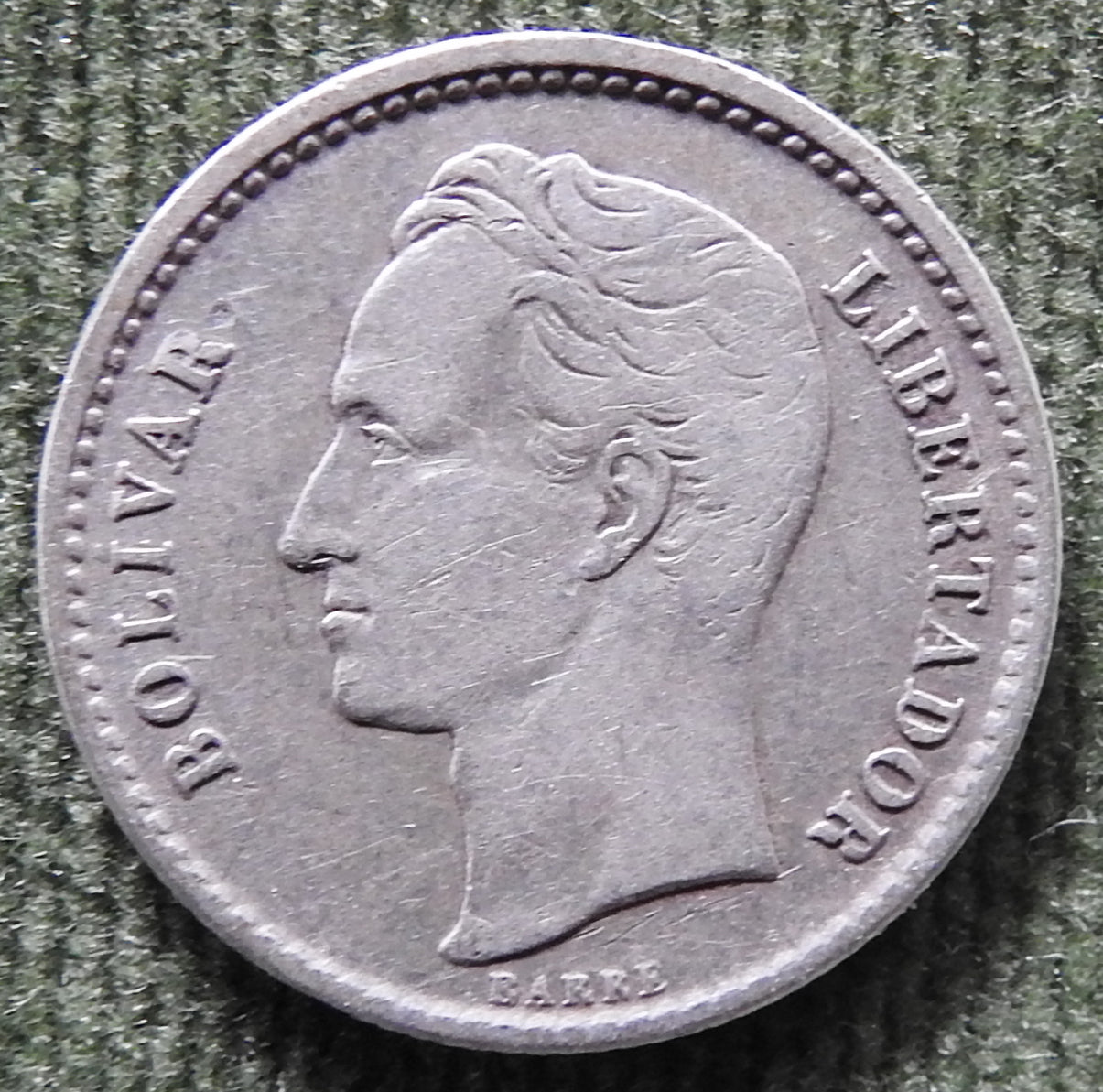 Venezuela 1954 50 Centimos Coin - VF