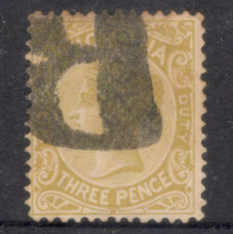 Victoria 1885 Dull Brown Queen Victoria Stamp Perf: 12.5 - Stamp Duty