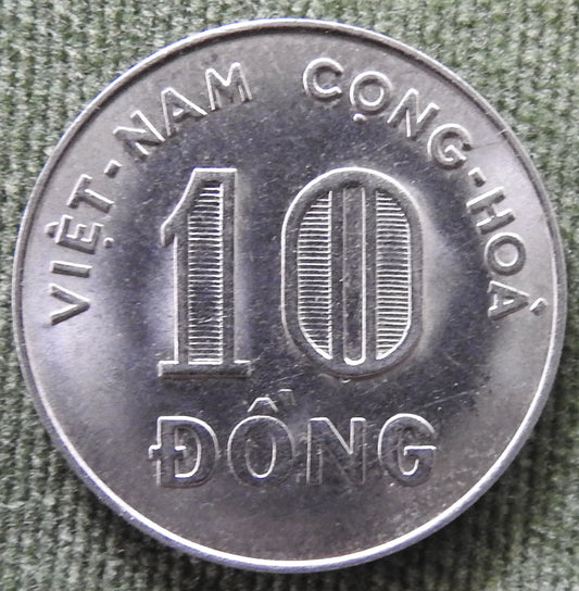 Vietnam 1968 10 Dong Coin - Circulated