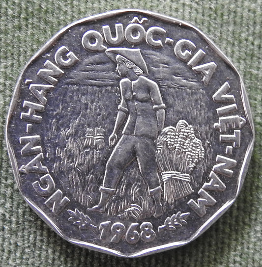 Vietnam 1968 20 Dong Coin - Circulated