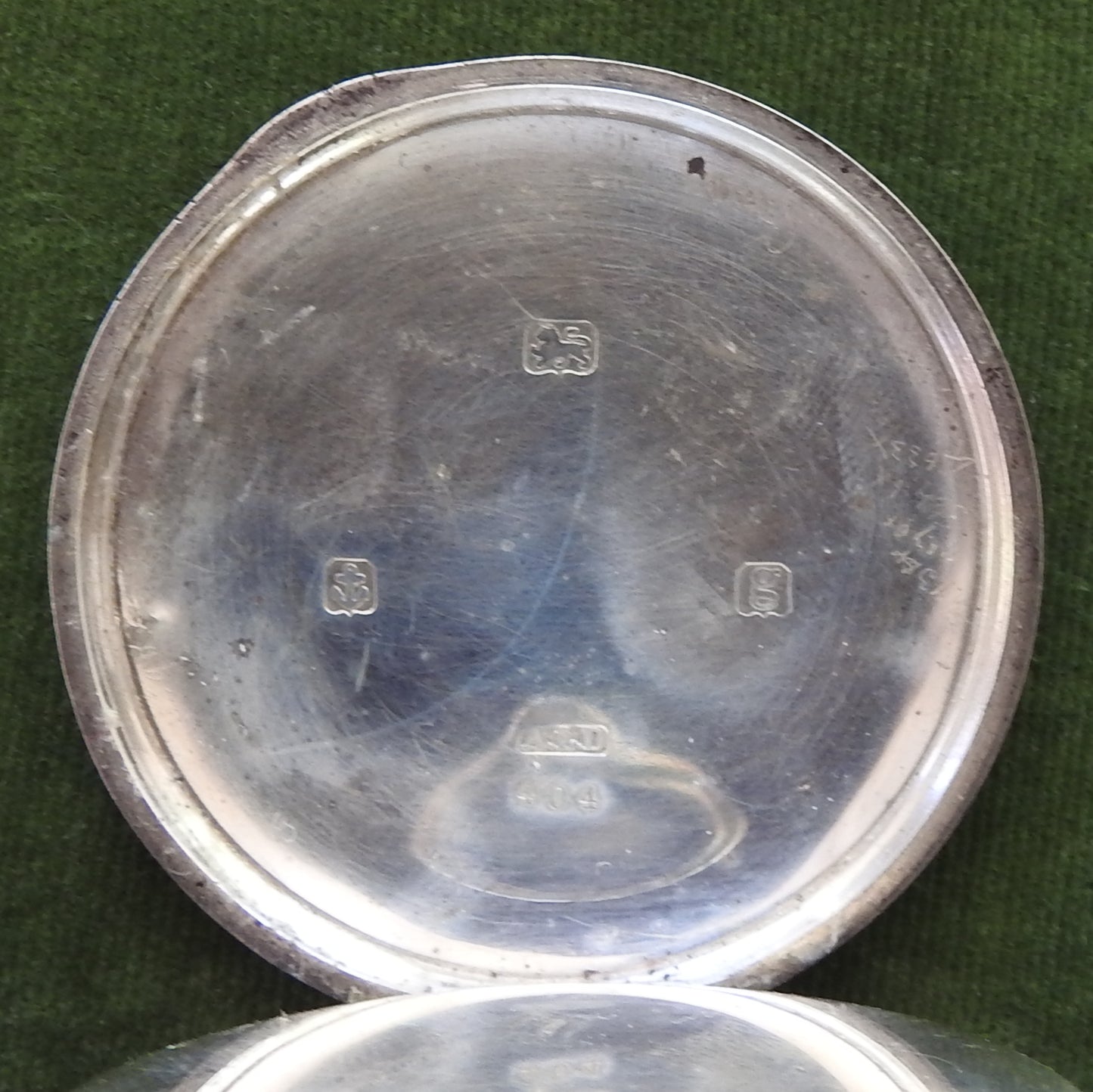 Waltham 925 Full Hunter Sterling Silver Pocket Watch 1906