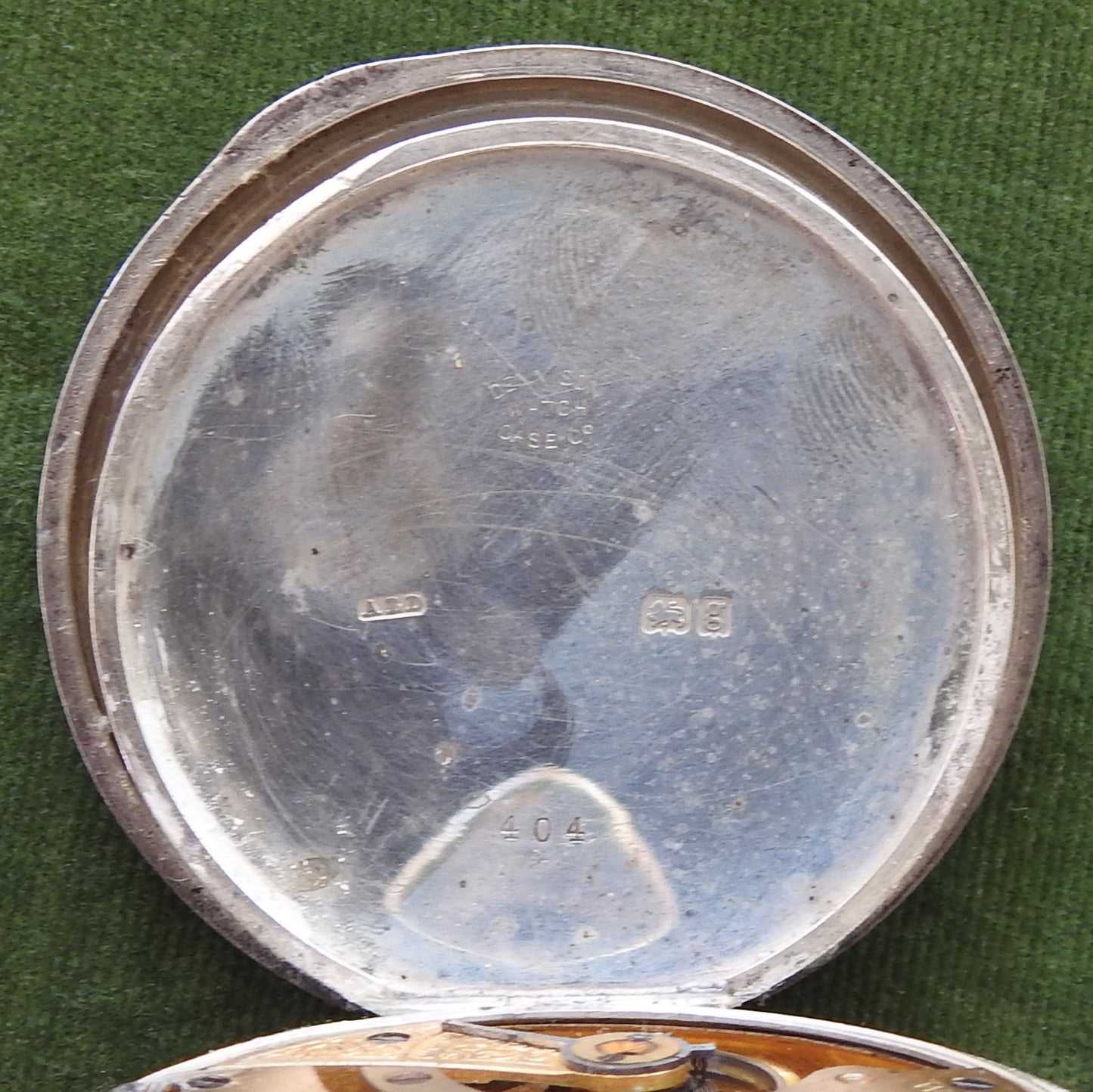 Waltham 925 Full Hunter Sterling Silver Pocket Watch 1906