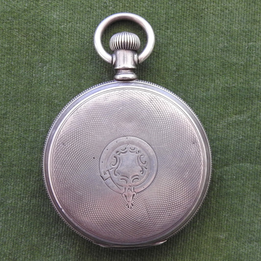 Waltham A.W.W.Co. 925 Full Hunter Sterling Silver Pocket Watch (Slimline)