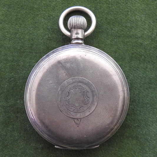 Waltham 925 Full Hunter Sterling Silver Pocket Watch 1906