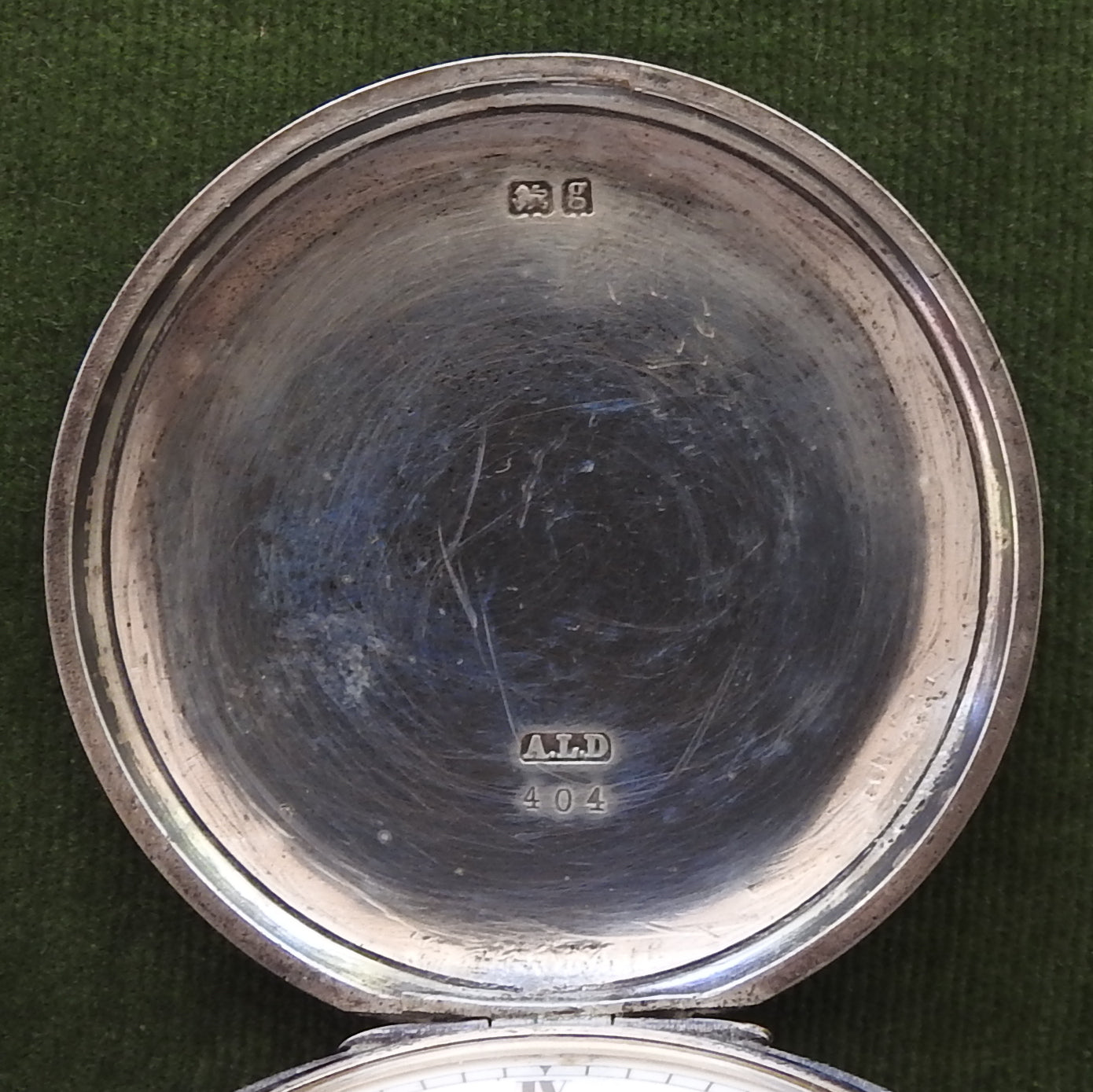 Waltham 925 Full Hunter Sterling Silver Pocket Watch 1906