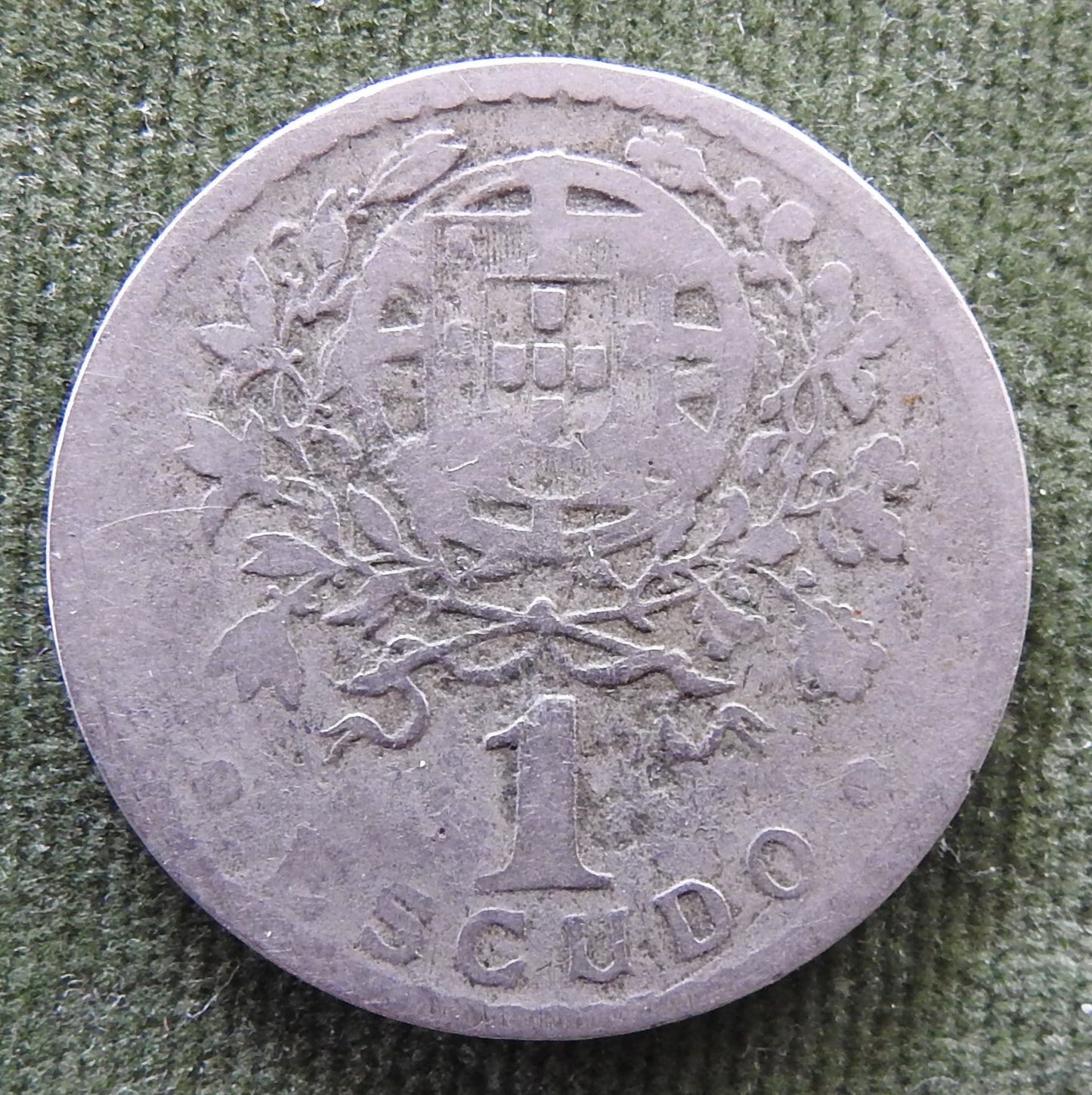 Portugal 1929 1 Escudo Liberty Head Coin