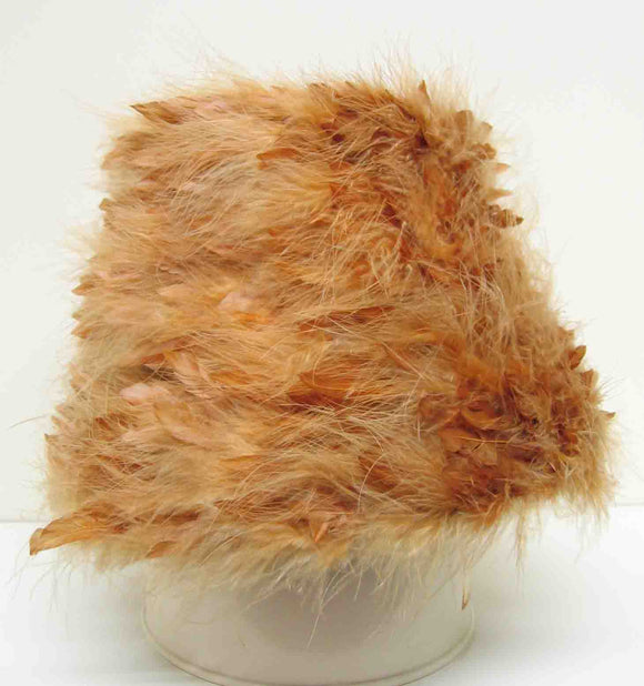 Harbig Feather hat For Judit White c1960