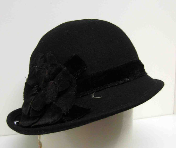 Black Felt Hat c1940