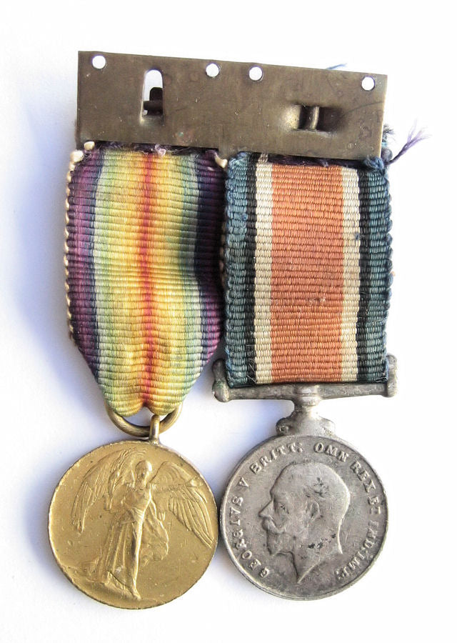 Australian WWI bar of 2 medals