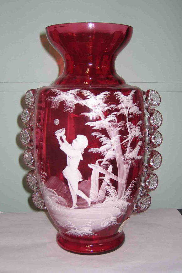 Mary Gregory vase