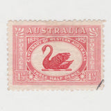 Australian 1929 1 1/2 Penny Scarlet Centenary Of Western Australia Stamp