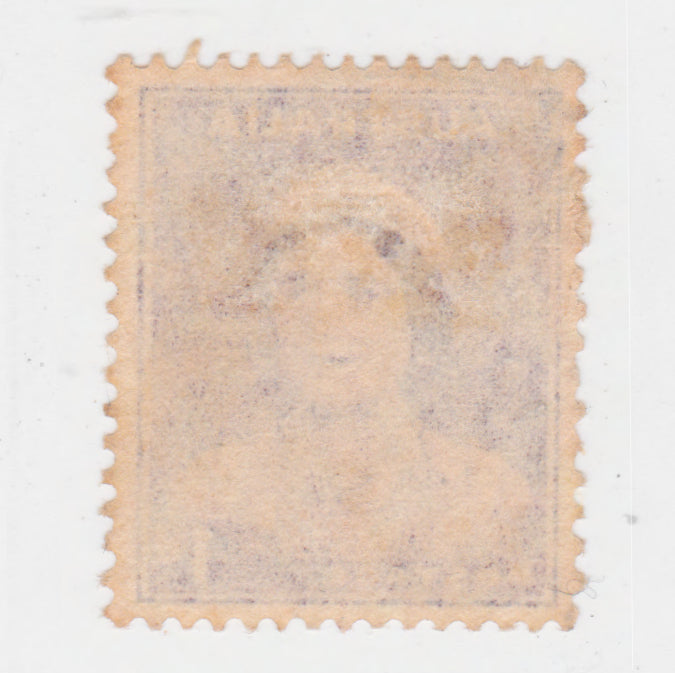 Australian 1941 1 Penny Maroon Queen Elizabeth Stamp Type 2