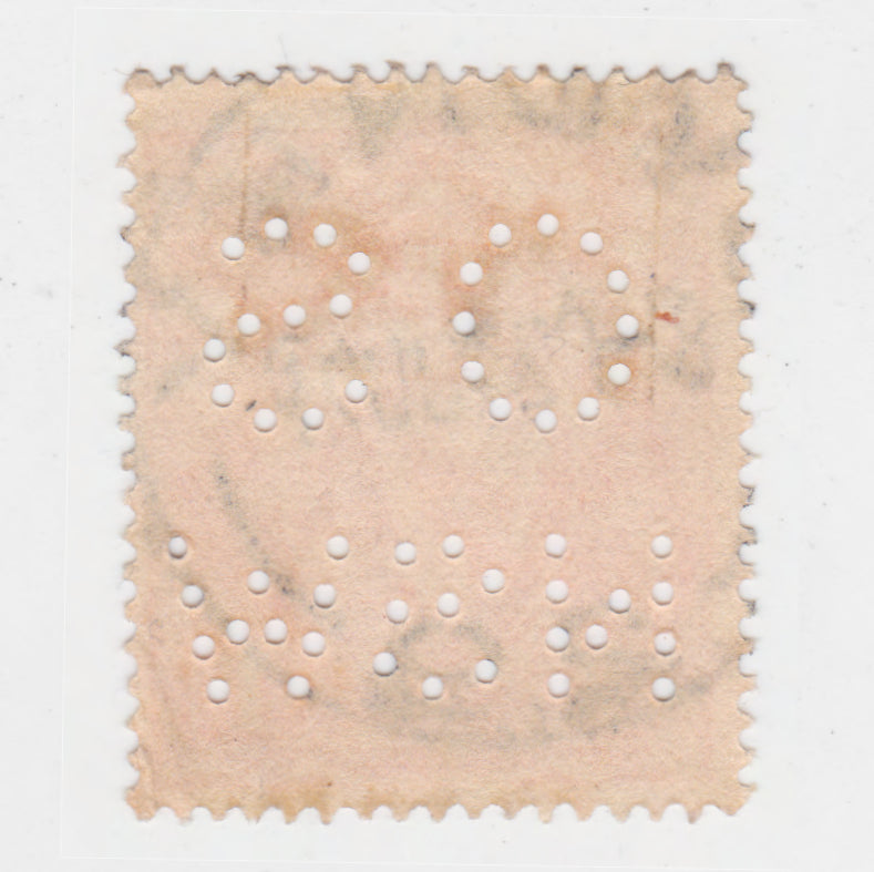 Australian 1915 4 Penny Orange King George V Stamp OS NSW Perforated