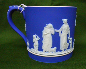 Wedgwood blue jasper mug