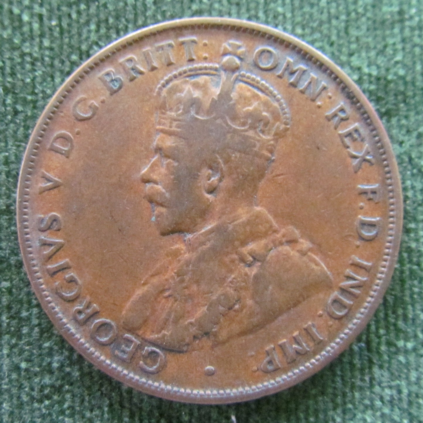 Australian 1929 1d 1 Penny King George V Coin