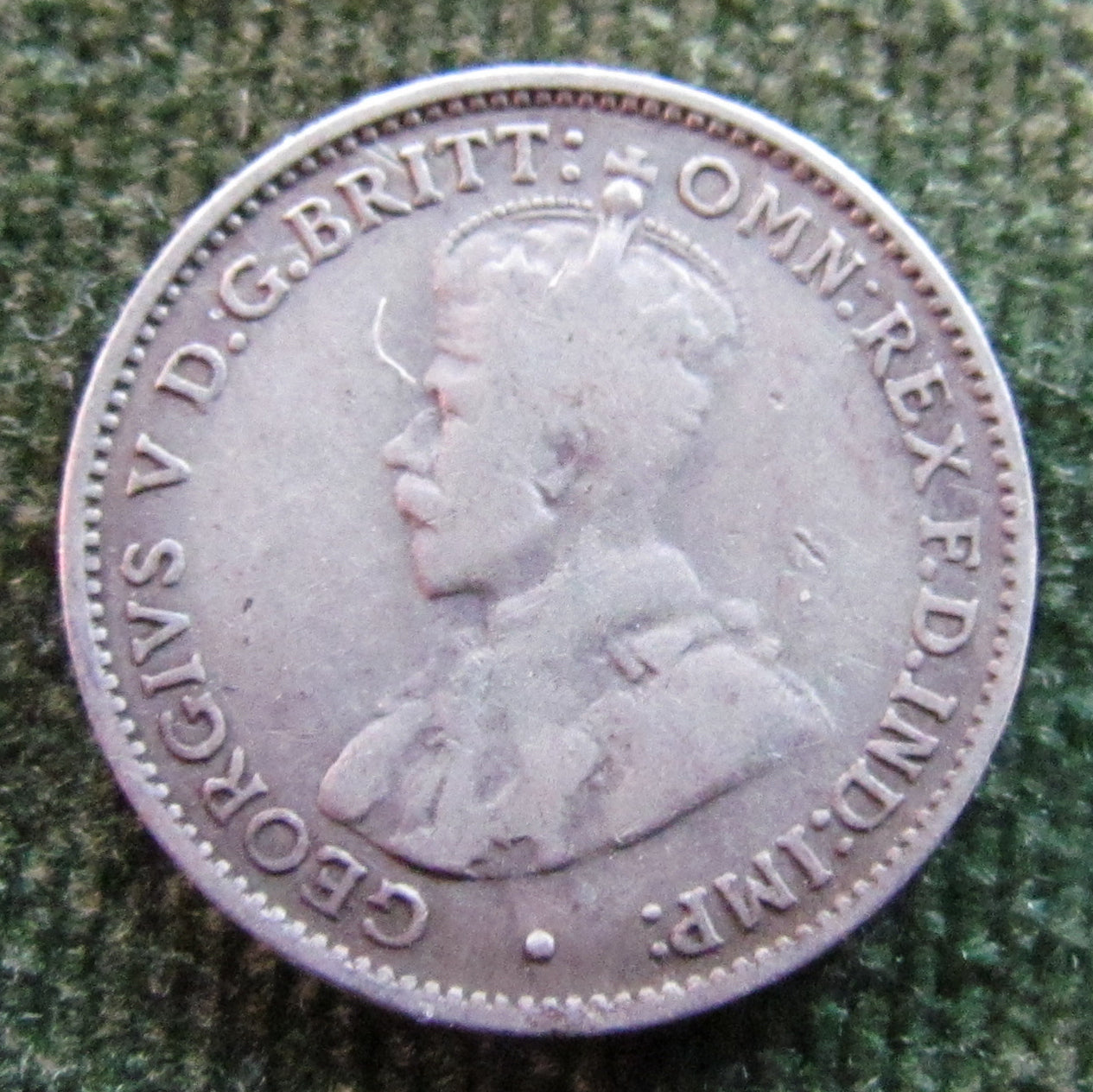 Australian 1934 3d Threepence King George V Coin Circulated