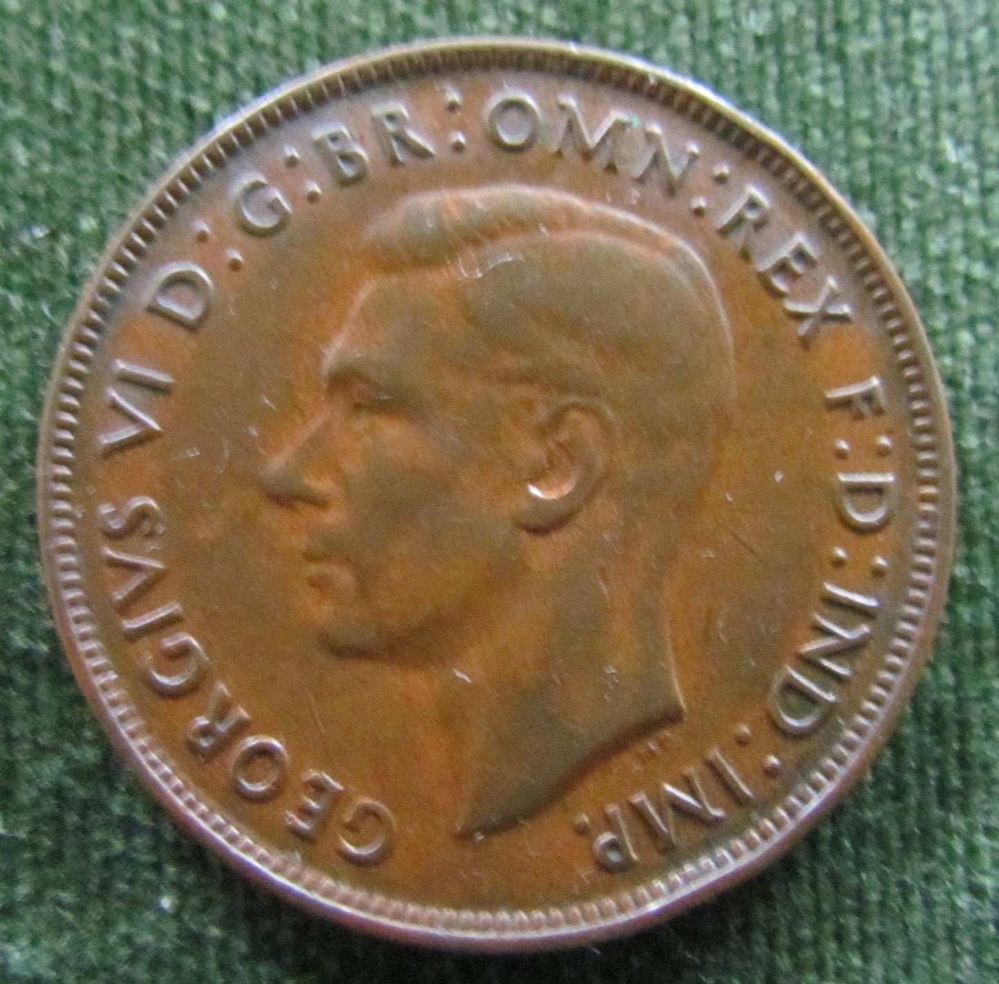 Australian 1940 1d 1 Penny KG King George VI Coin