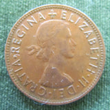 Australian 1953A. 1d 1 Penny Queen Elizabeth II Coin