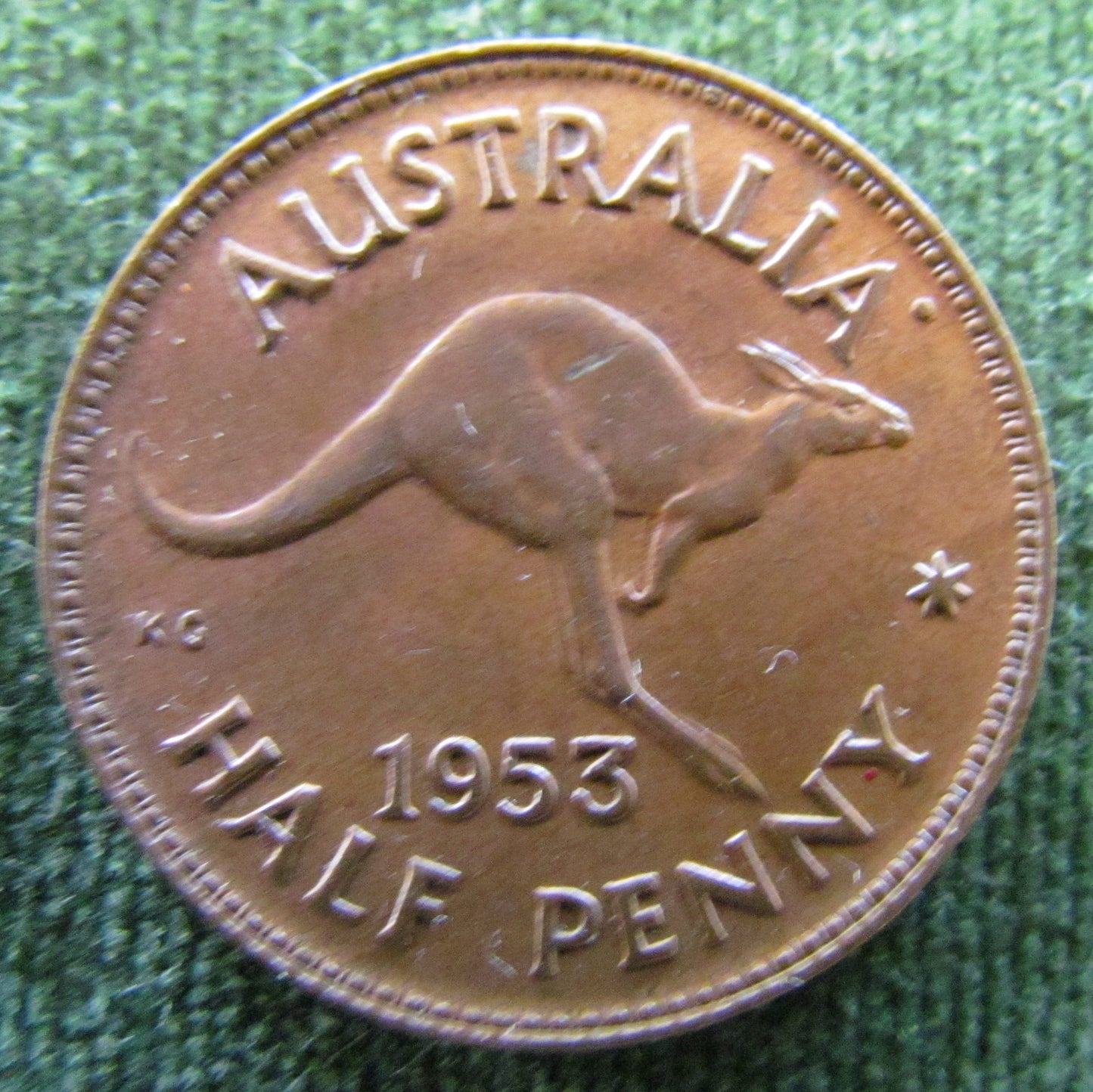 Australian 1953 1/2d Half Penny Queen Elizabeth II Coin - High Grade
