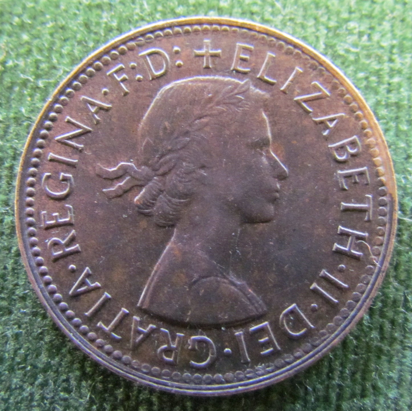 Australian 1959 1/2d Half Penny Queen Elizabeth II Coin - High Grade