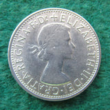 Australian 1954 Royal Visit Florin Queen Elizabeth II Coin - Circulated