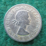 Australian 1957 Florin Queen Elizabeth II Coin - Circulated