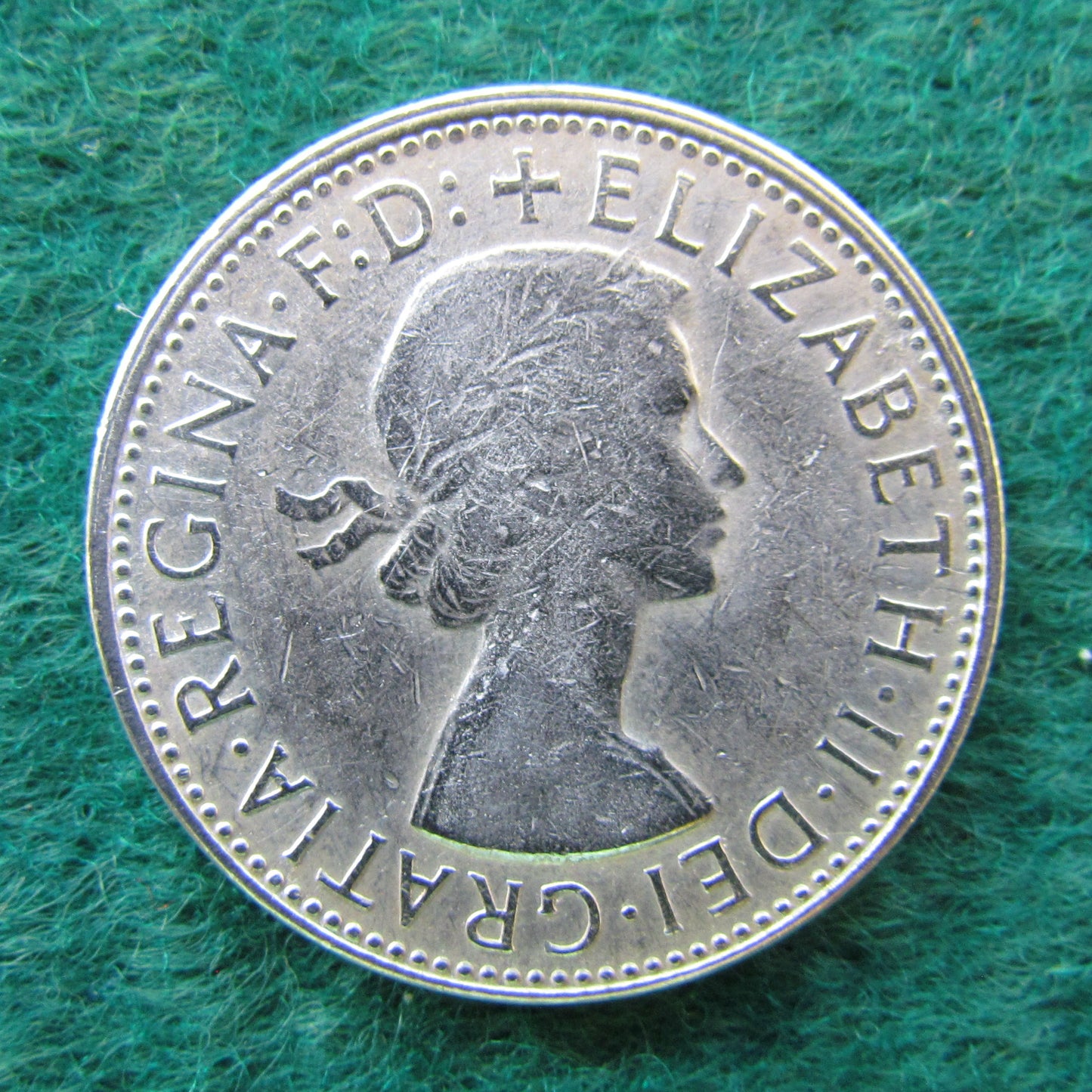 Australian 1961 2/- Florin Queen Elizabeth II Coin - Circulated