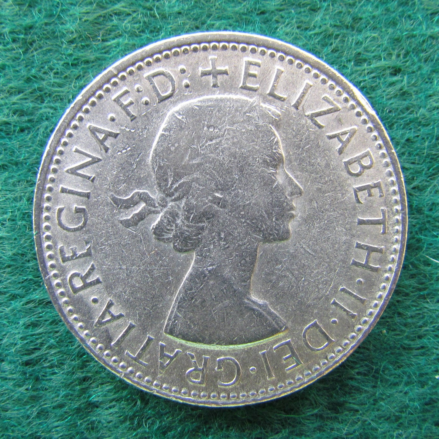 Australian 1962 2/- Florin Queen Elizabeth II Coin - Circulated