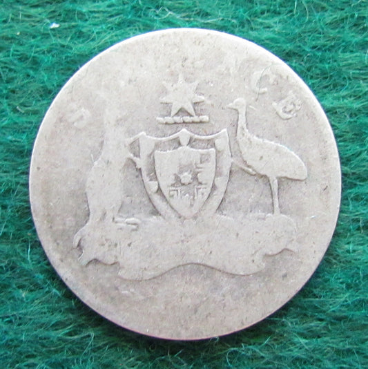 Australian 1921 6d Sixpence King George V Coin - Circulated