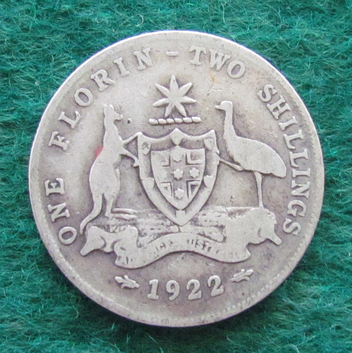1 FLORIN 1922 Percée/Rebouchée ARGENT 500‰ 11,25g GEORGE V 1ère Effigie ROYAUME UNI / UNITED KINGDOM SILVER - Collection 1 FLORIN 1922 Percée/Rebouchée ARGENT 500‰ 11,25g GEORGE V 1ère Effigie ROYAUME UNI / UNITED KINGDOM SILVER - Collection