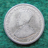 Australian 1925 Shilling King George V Coin Circulated