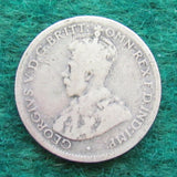 Australian 1927 Sixpence King George V Coin - Circulated