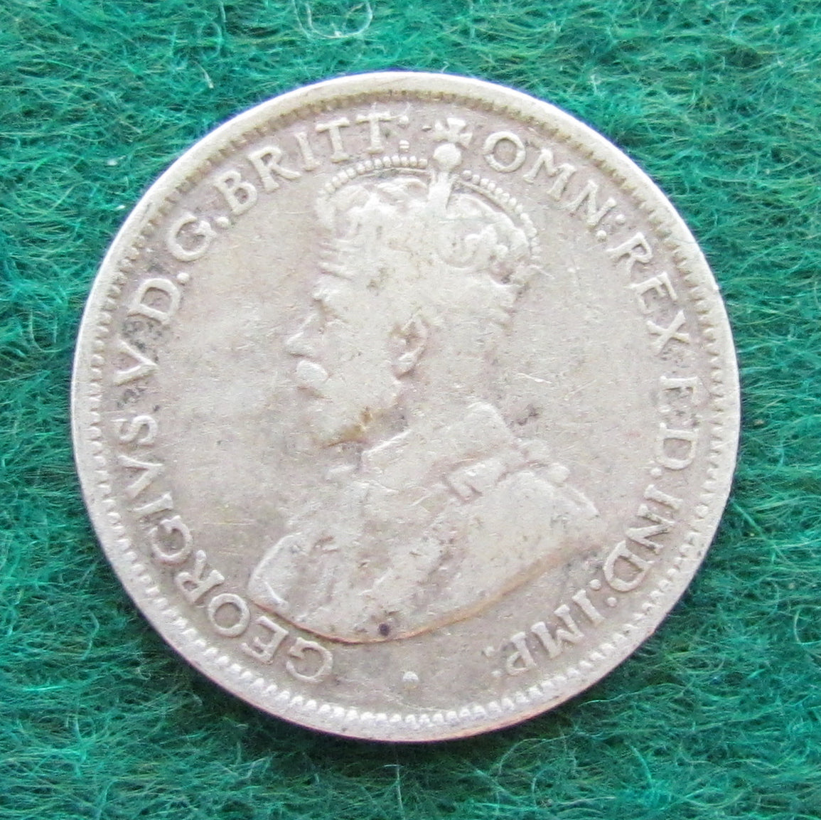 Australian 1928 6d Sixpence King George V Coin - Circulated