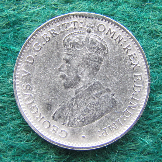 Australian 1935 3d Three Pence King George V Coin