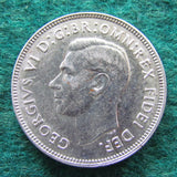 Australian 1952 Florin King George VI Coin - Circulated