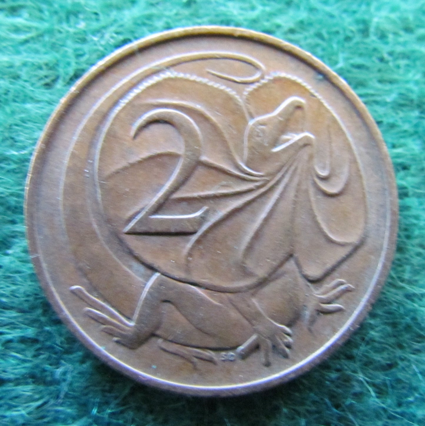 Australian 1966 2 Cent Queen Elizabeth II Coin