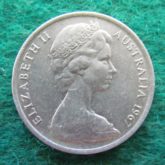 Australian 1967 10 Cent Queen Elizabeth II Coin - Circulated