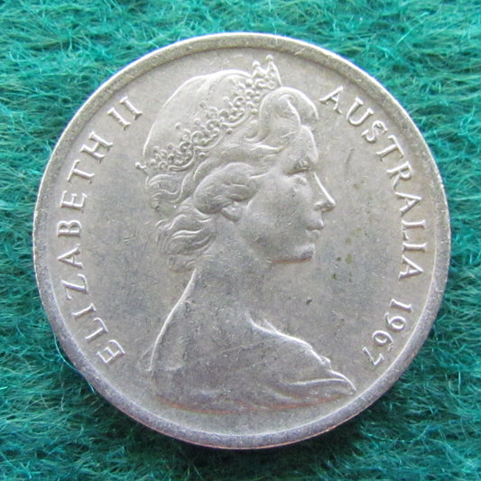 Australian 1967 5 Cent Queen Elizabeth II Coin - Circulated