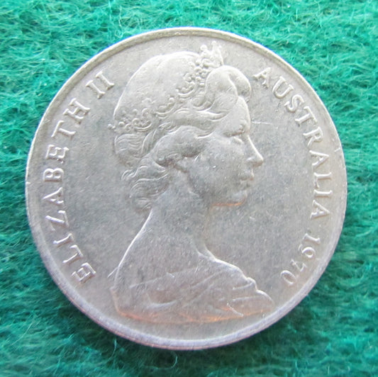 Australian 1970 10 Cent Queen Elizabeth II Coin - Circulated