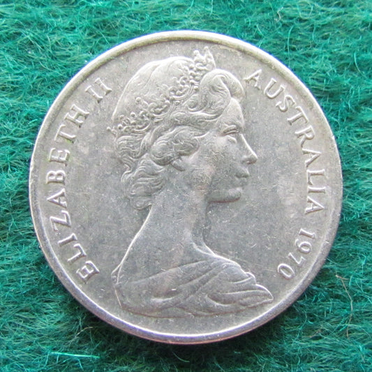 Australian 1970 5 Cent Queen Elizabeth II Coin - Circulated