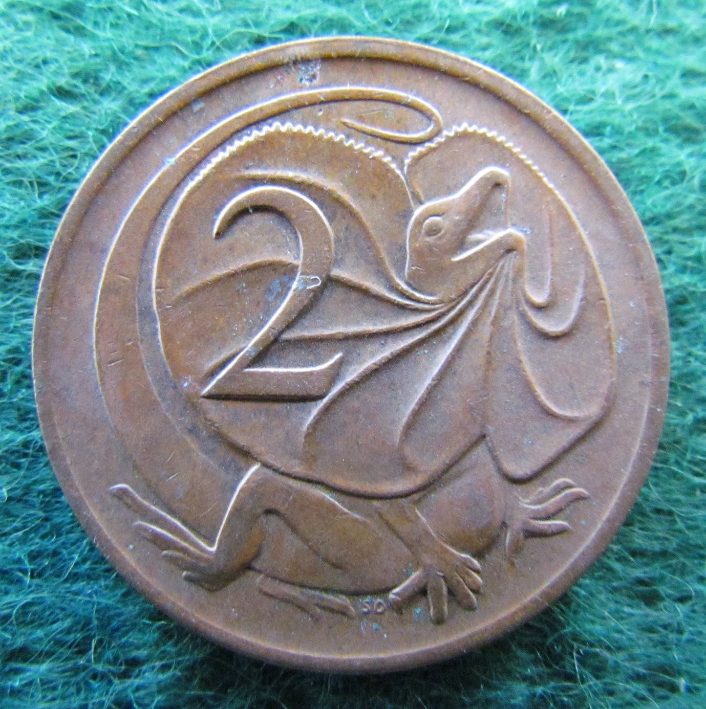 Australian 1971 2 Cent Queen Elizabeth II Coin