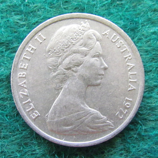 Australian 1972 5 Cent Queen Elizabeth II Coin - Circulated